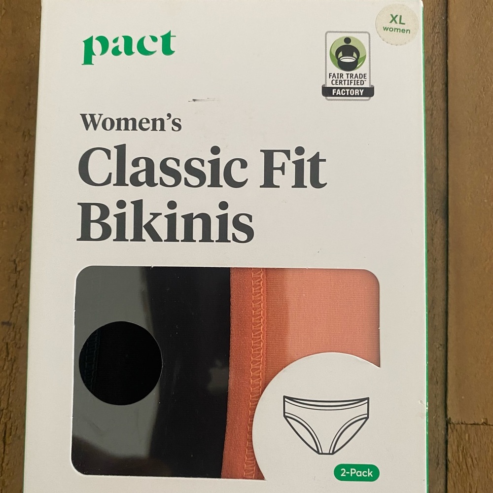 Women’s Classic Fit Bikinis Made With Organic Cotton.
